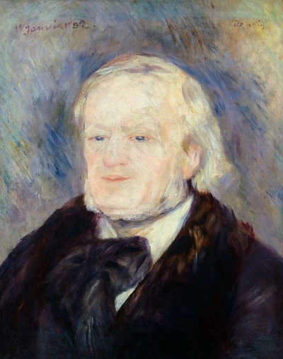 Portrait of Richard Wagner (1813-83) 1882 by Pierre Auguste Renoir